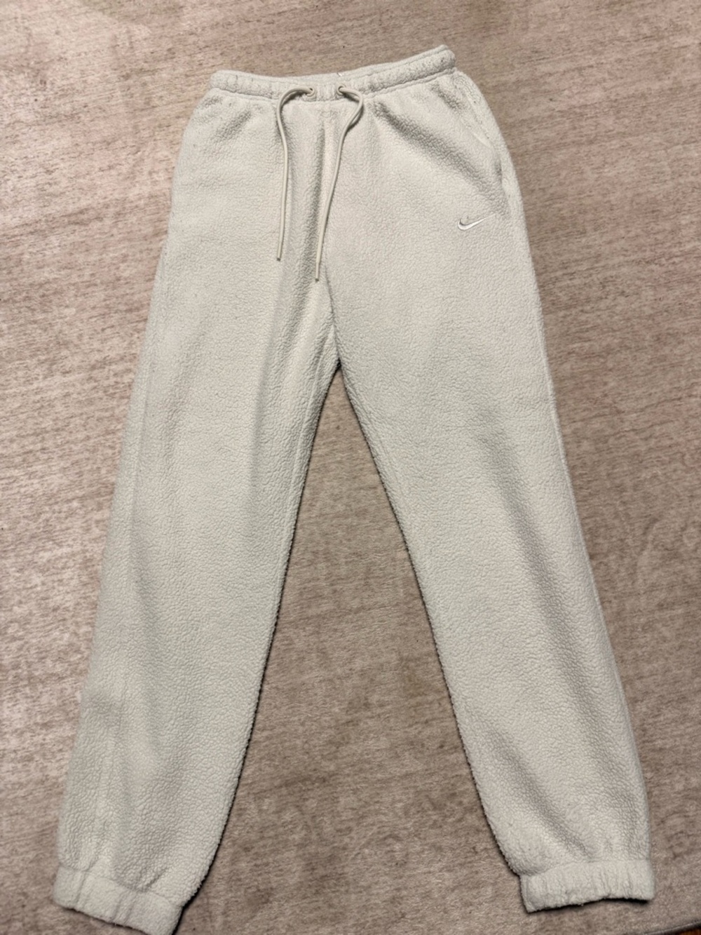 Nike Off-White Sherpa Joggers with Swoosh